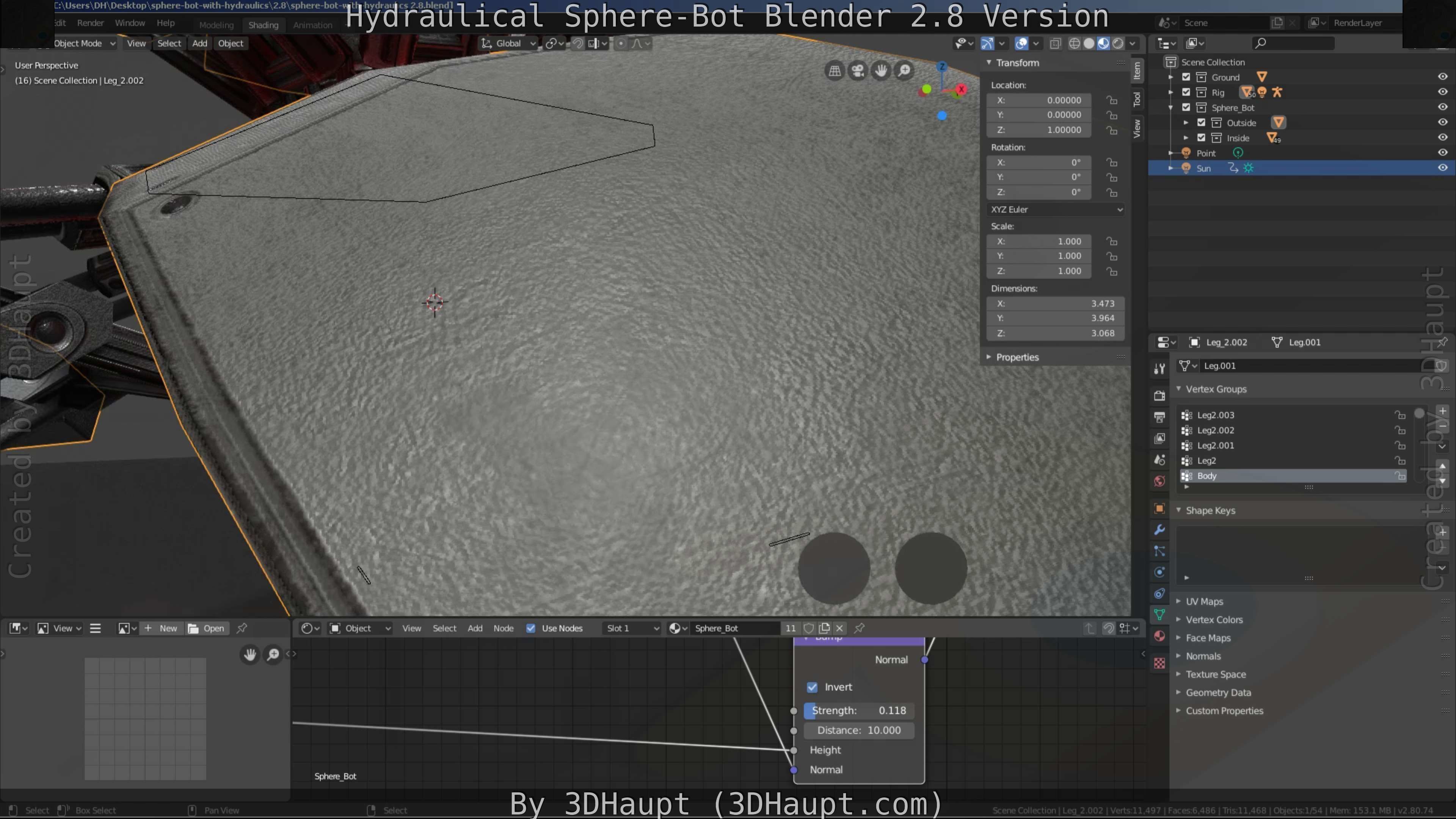 Sphere-Bot with hydraulics Free-Download Free low-poly 3D model_97