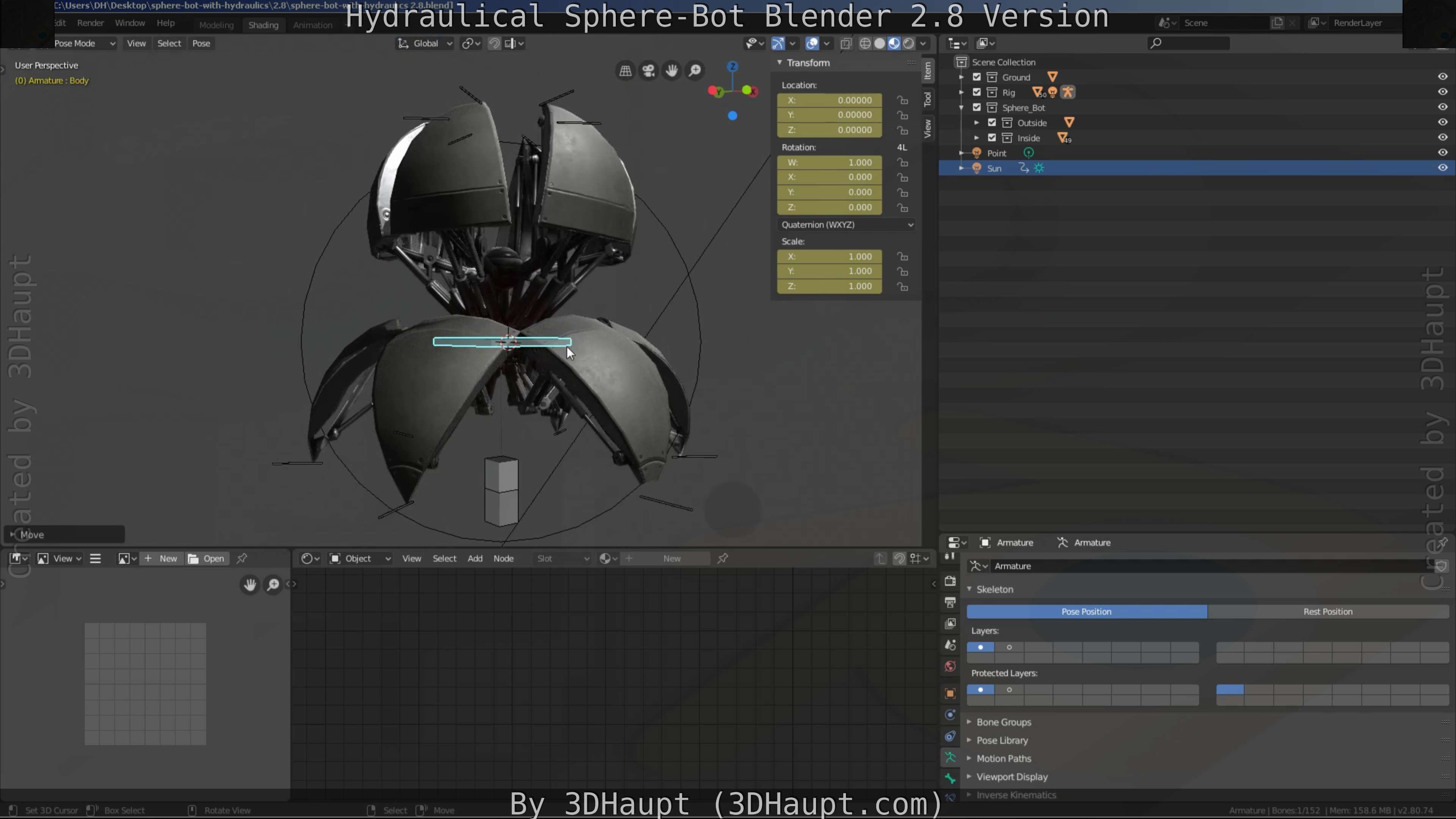 Sphere-Bot with hydraulics Free-Download Free low-poly 3D model_26