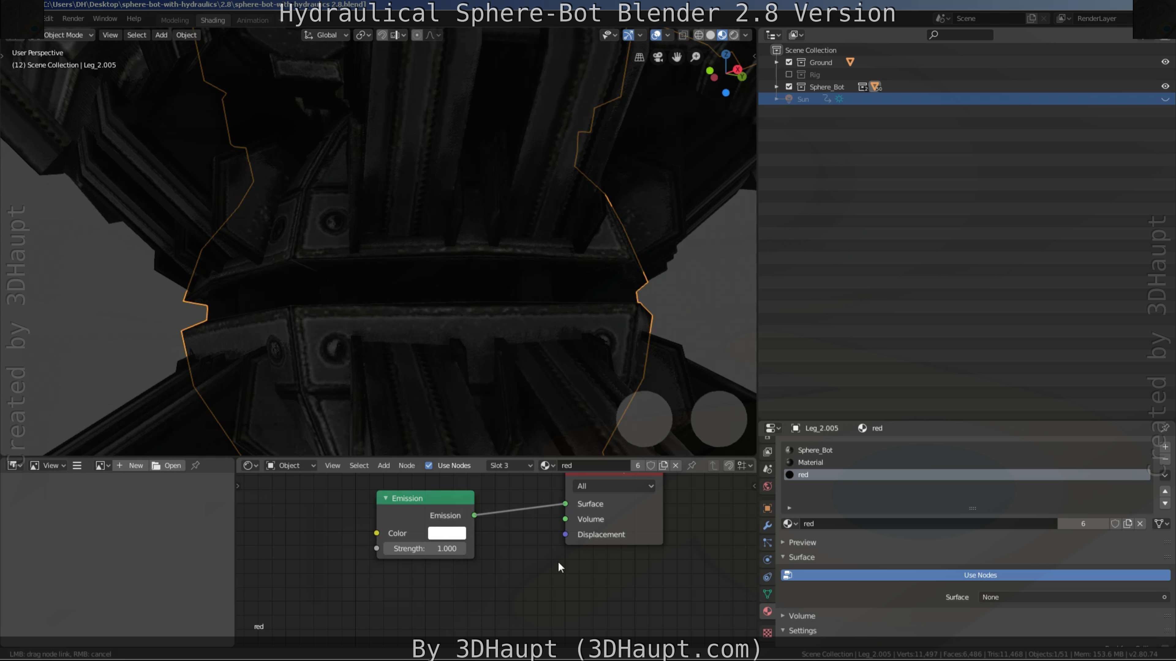 Sphere-Bot with hydraulics Free-Download Free low-poly 3D model_67