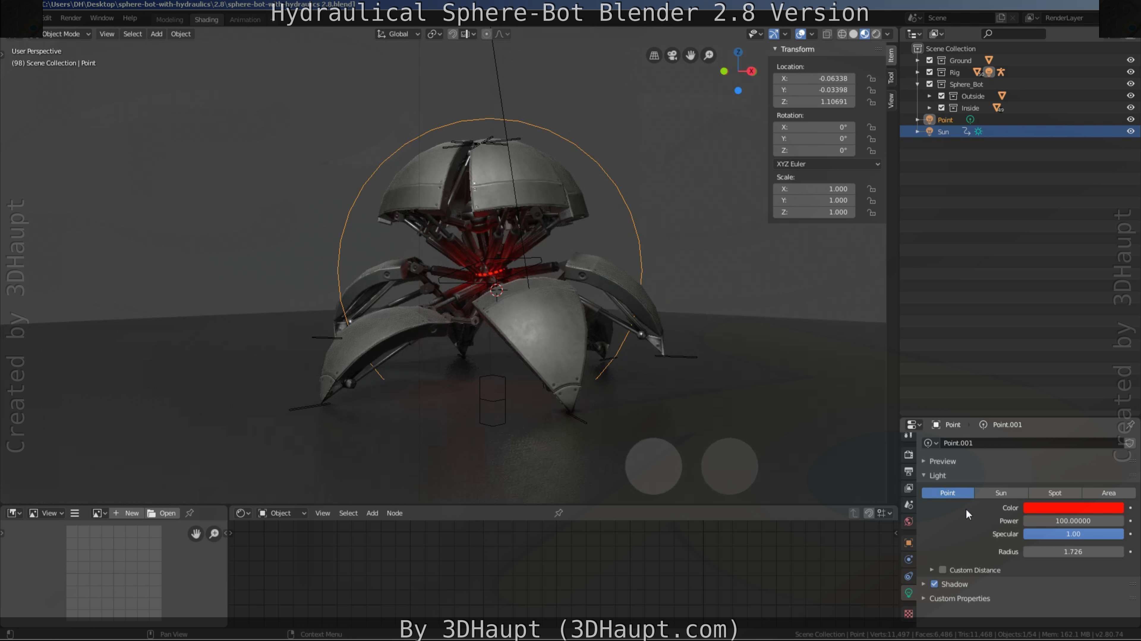 Sphere-Bot with hydraulics Free-Download Free low-poly 3D model_79