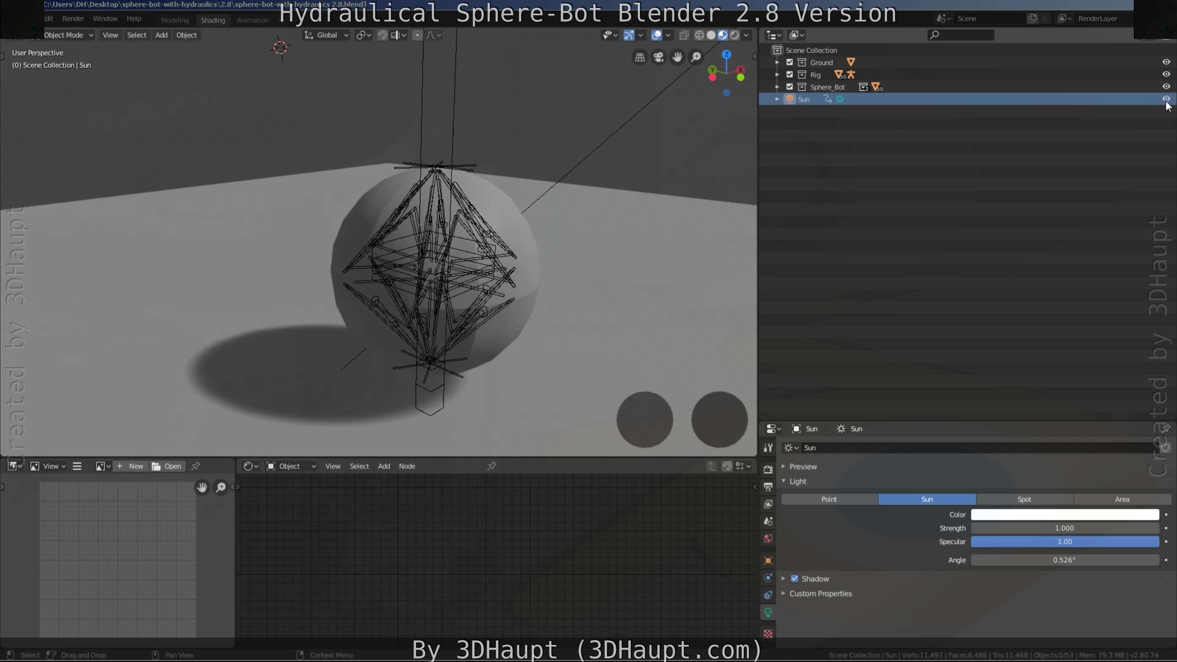 Sphere-Bot with hydraulics Free-Download Free low-poly 3D model_46