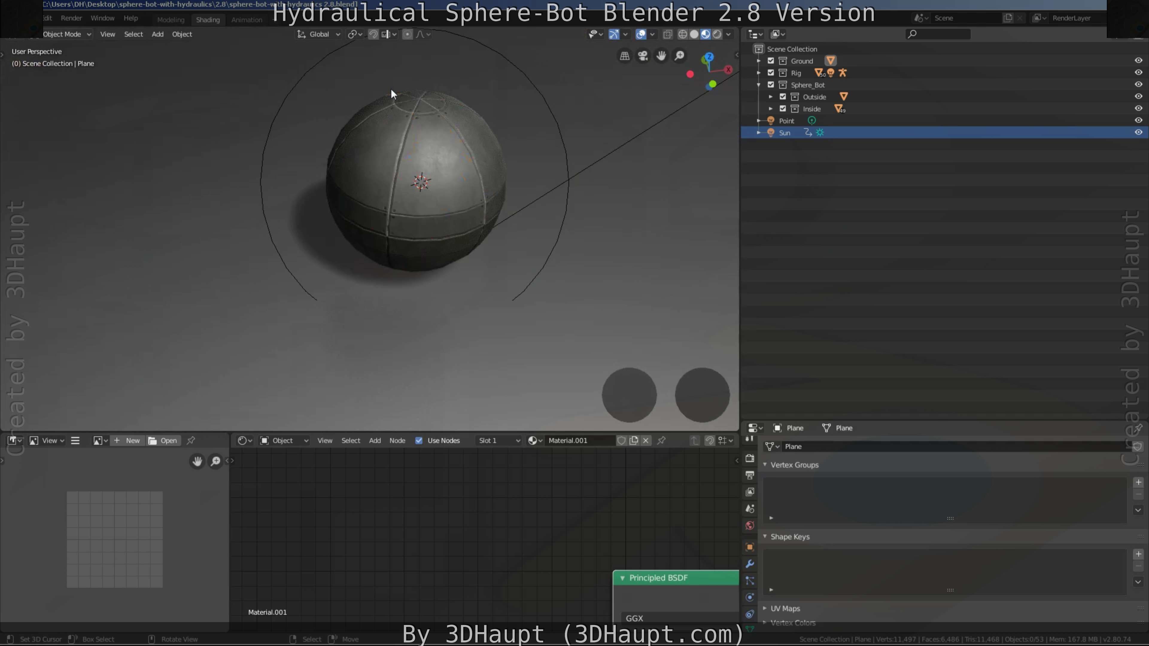 Sphere-Bot with hydraulics Free-Download Free low-poly 3D model_65