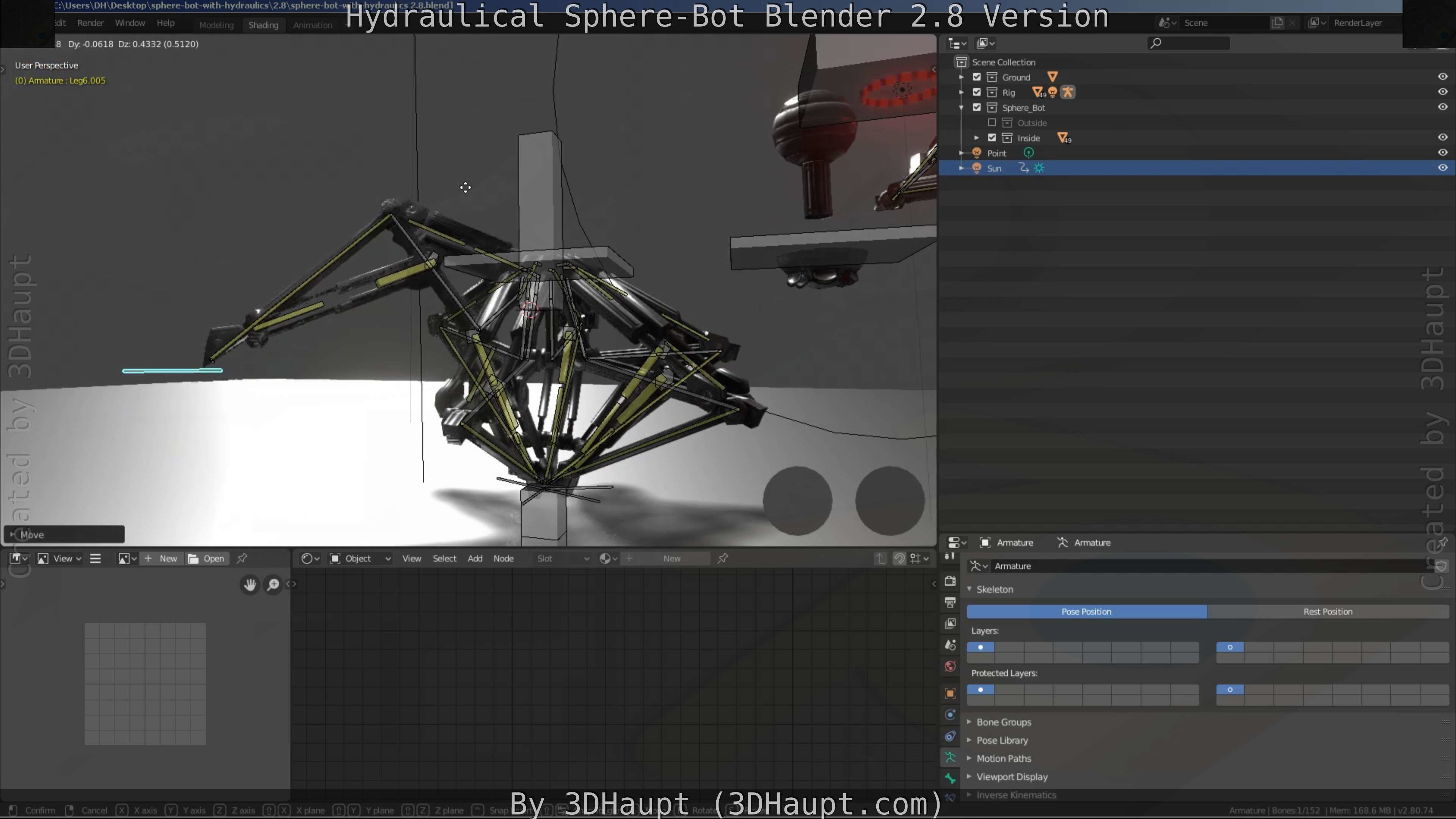 Sphere-Bot with hydraulics Free-Download Free low-poly 3D model_14