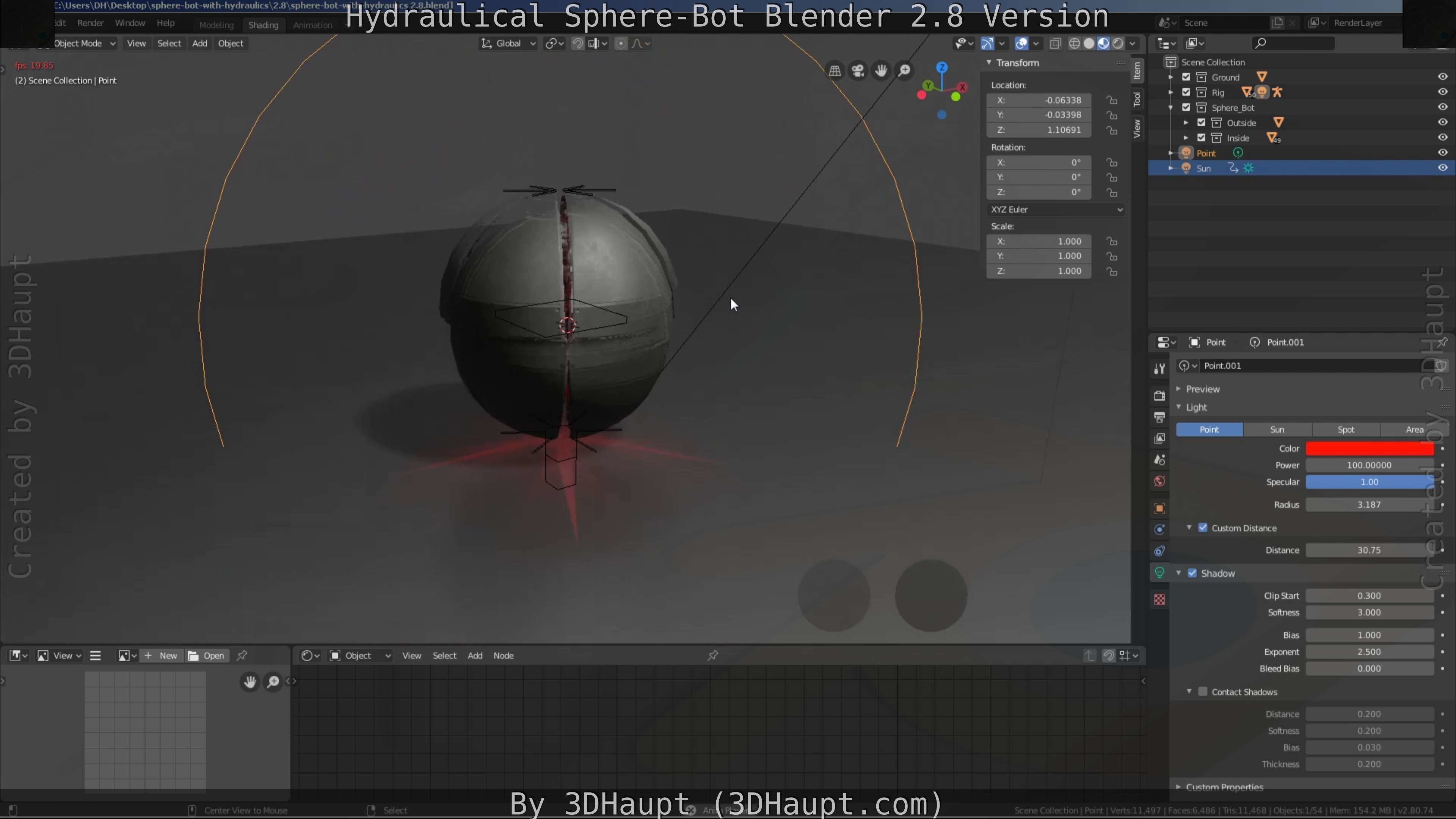 Sphere-Bot with hydraulics Free-Download Free low-poly 3D model_89