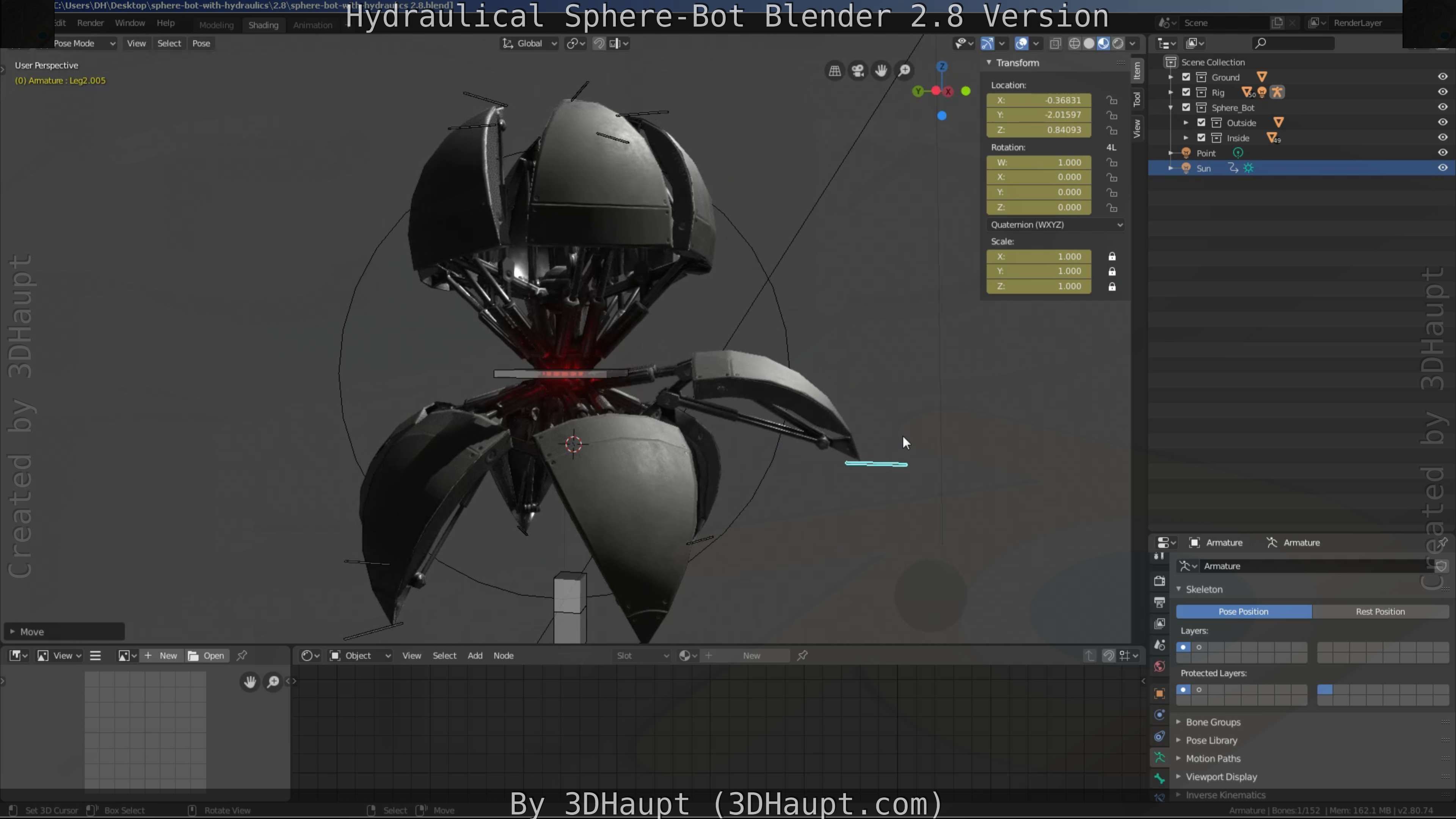 Sphere-Bot with hydraulics Free-Download Free low-poly 3D model_73
