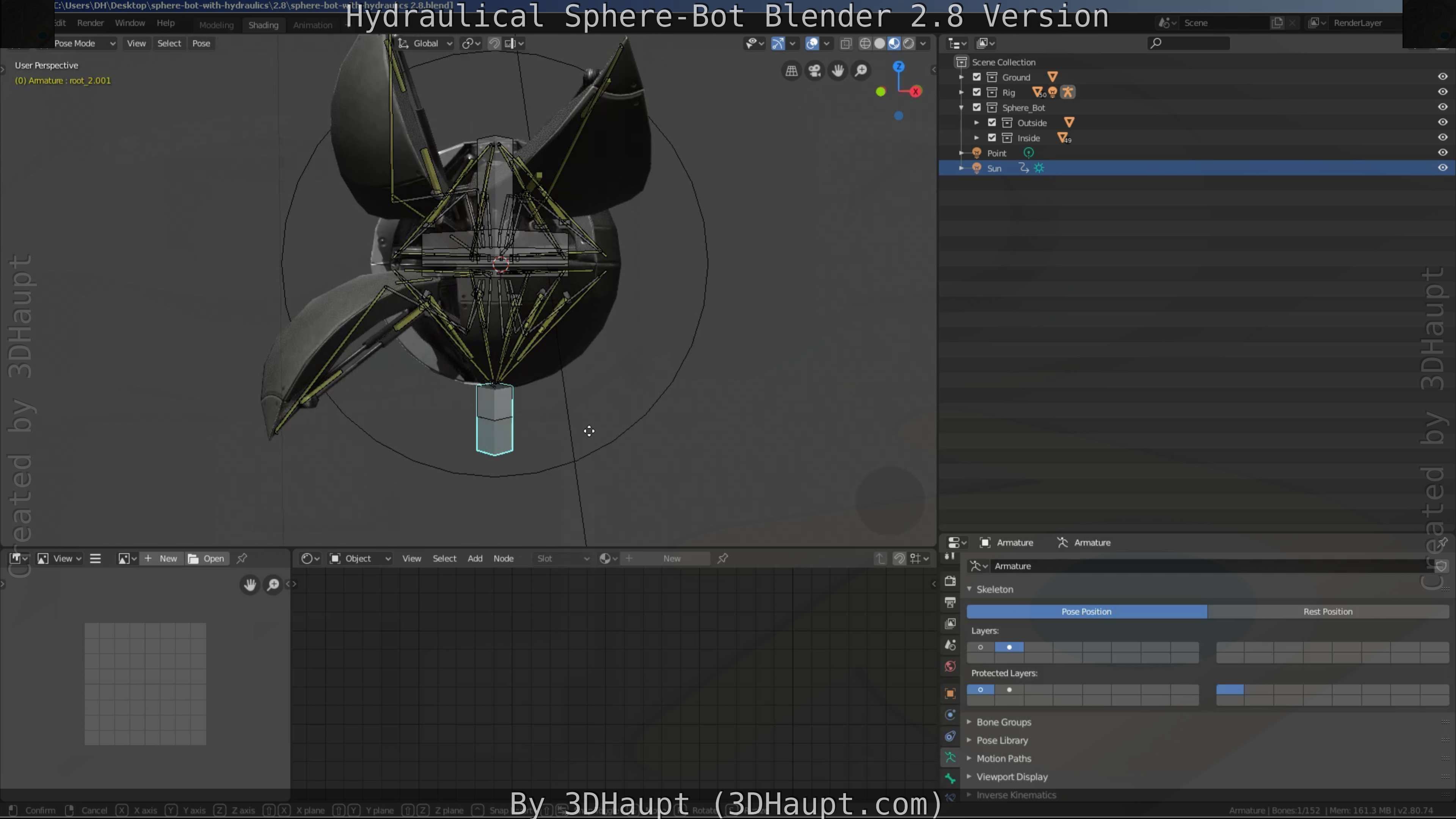 Sphere-Bot with hydraulics Free-Download Free low-poly 3D model_22
