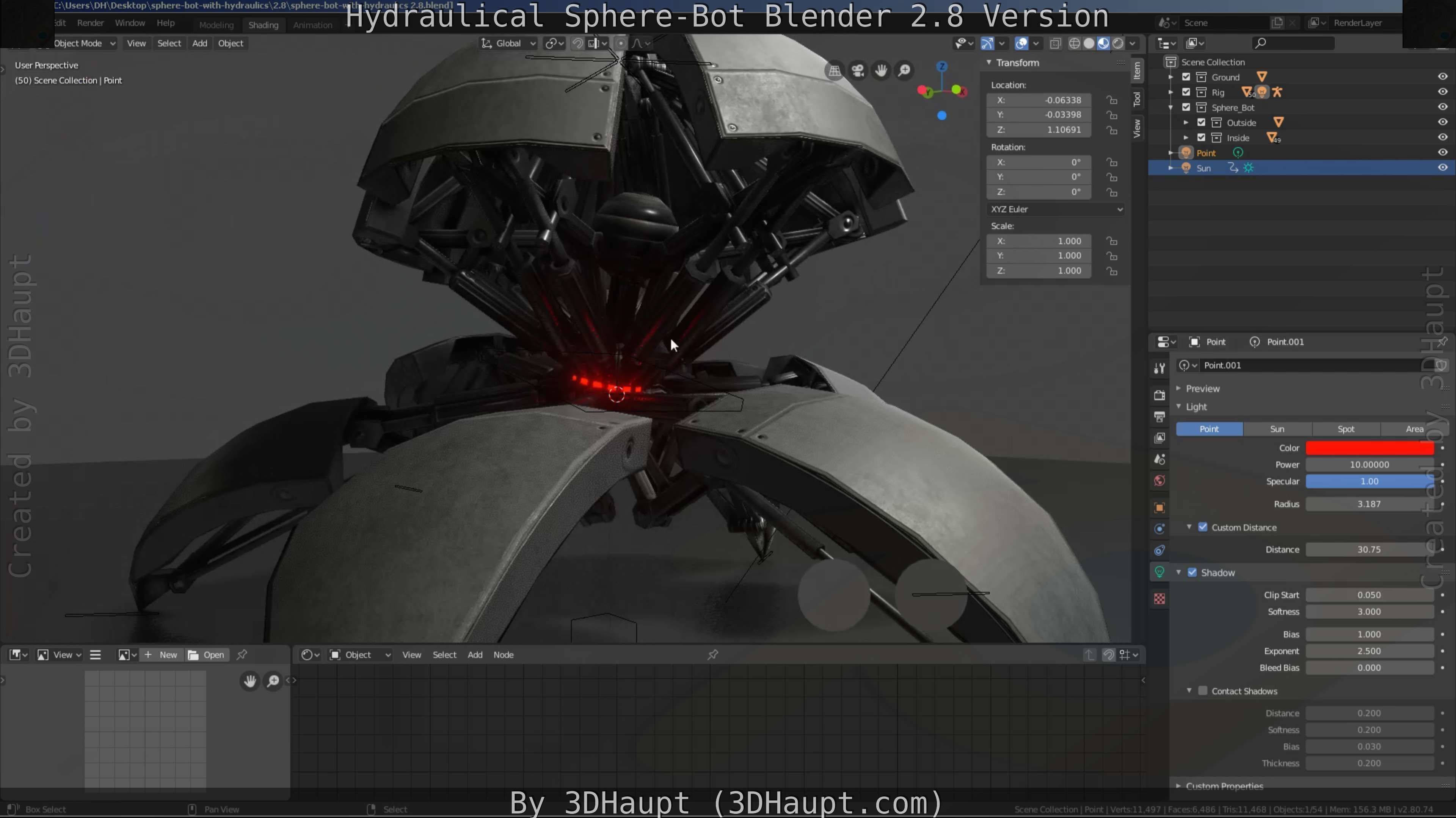 Sphere-Bot with hydraulics Free-Download Free low-poly 3D model_84