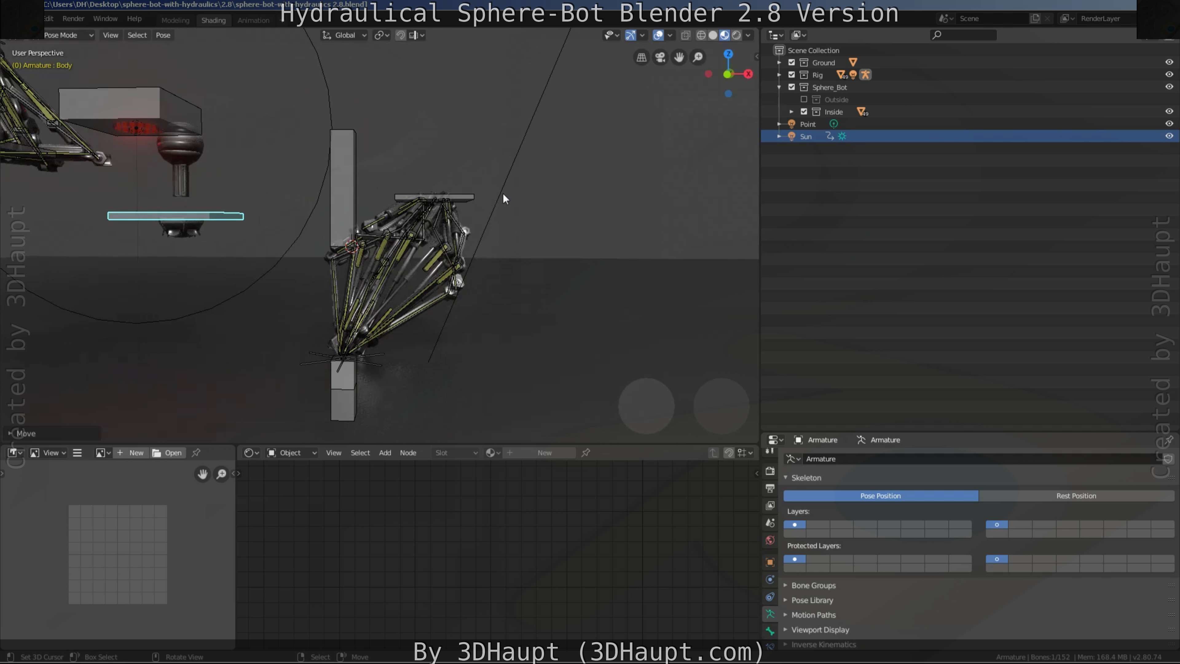 Sphere-Bot with hydraulics Free-Download Free low-poly 3D model_13