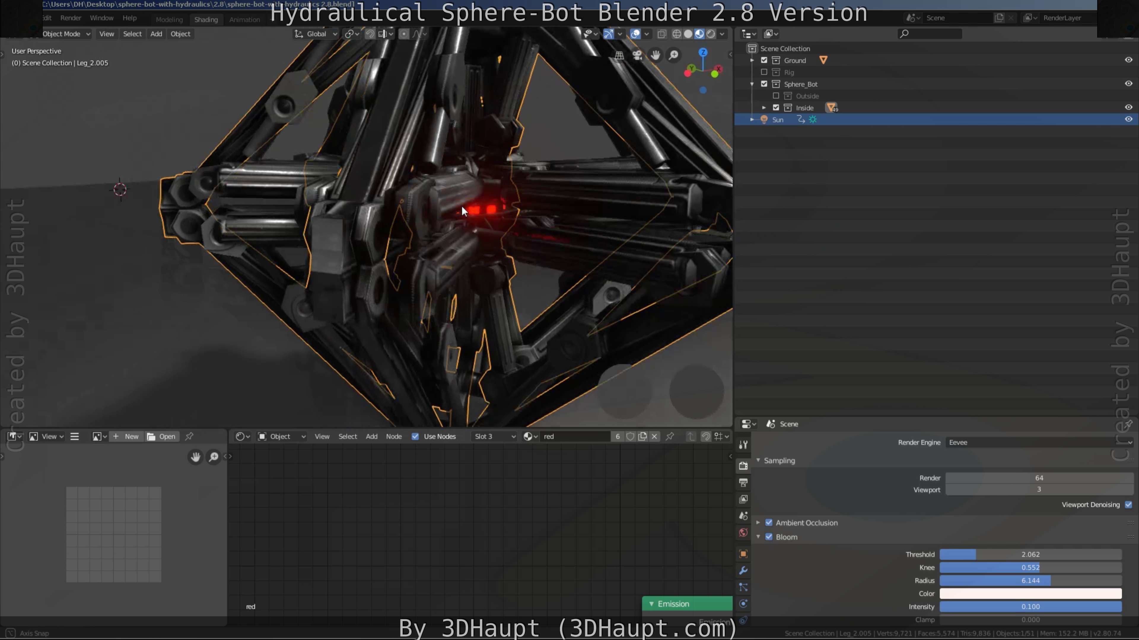 Sphere-Bot with hydraulics Free-Download Free low-poly 3D model_100
