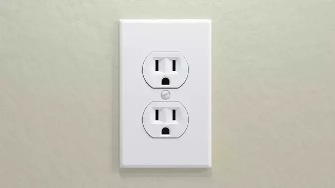 American Electrical Outlet  3D model