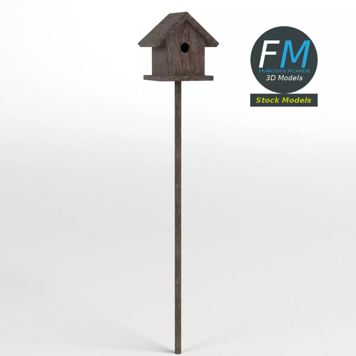 Bird house 2 3D model_0