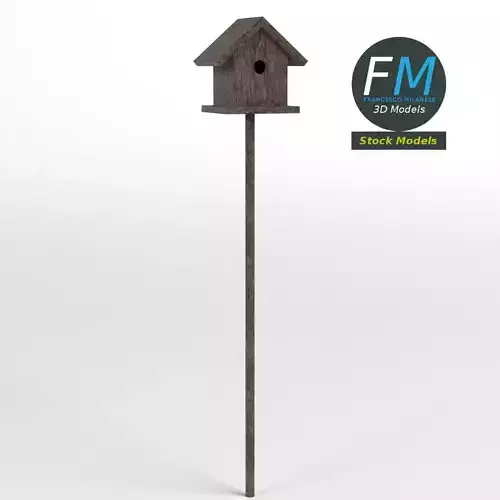 Bird house 2 3D model Bird house 2 3D model