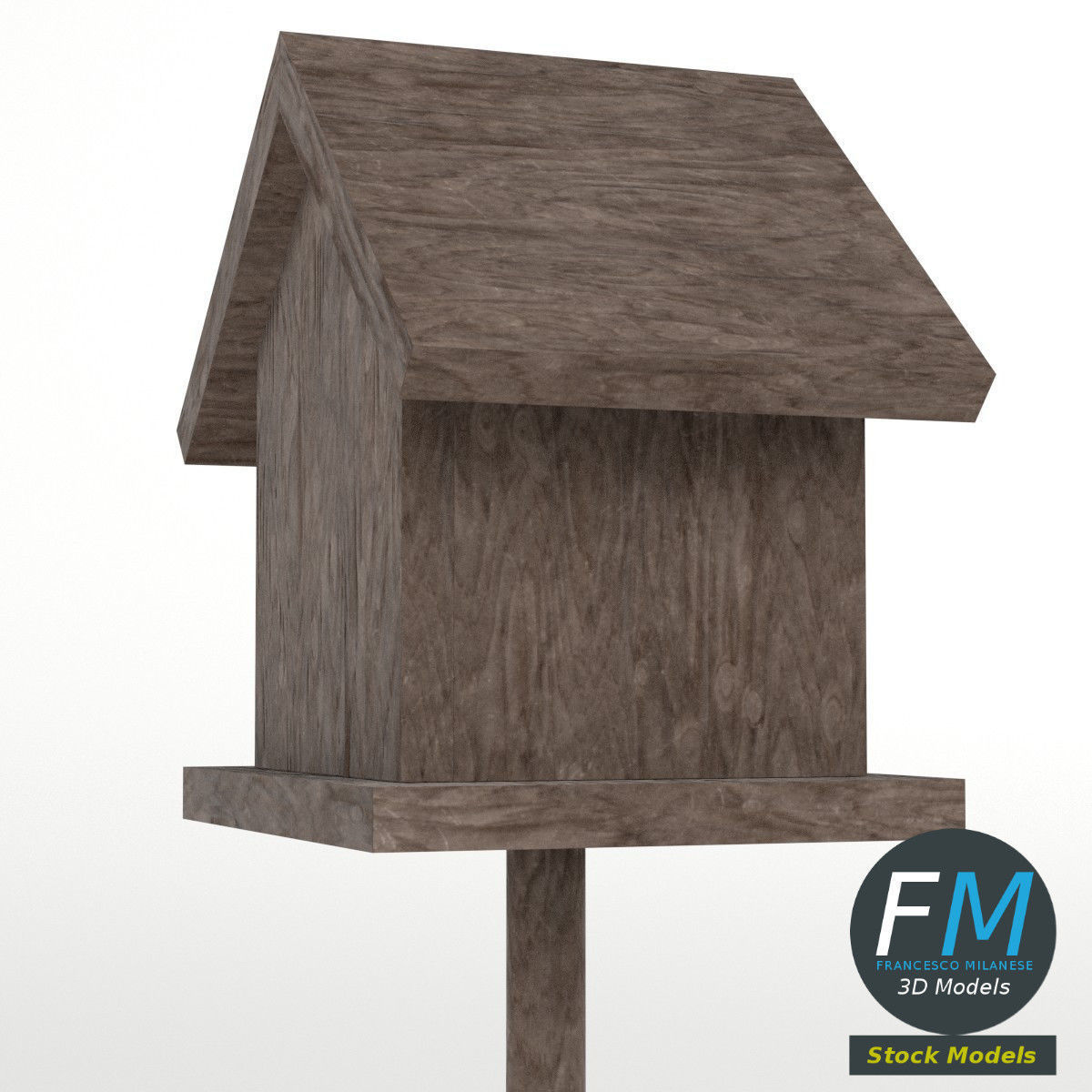 Bird house 2 3D model_4