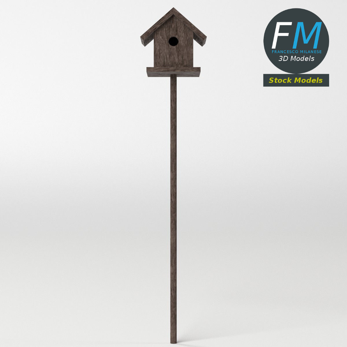 Bird house 2 3D model_5