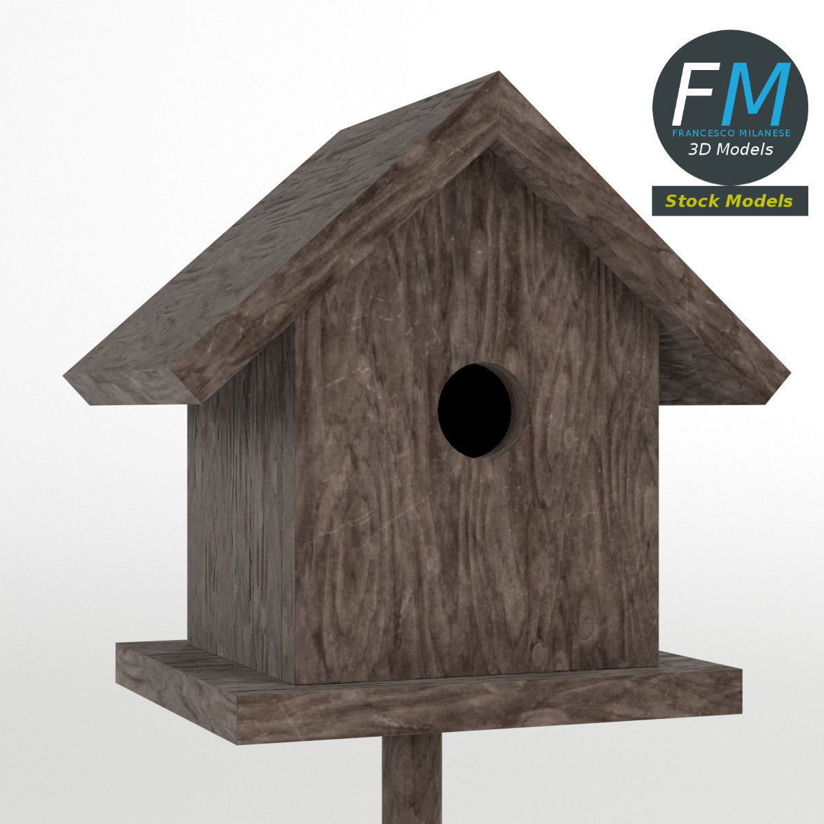 Bird house 2 3D model_3