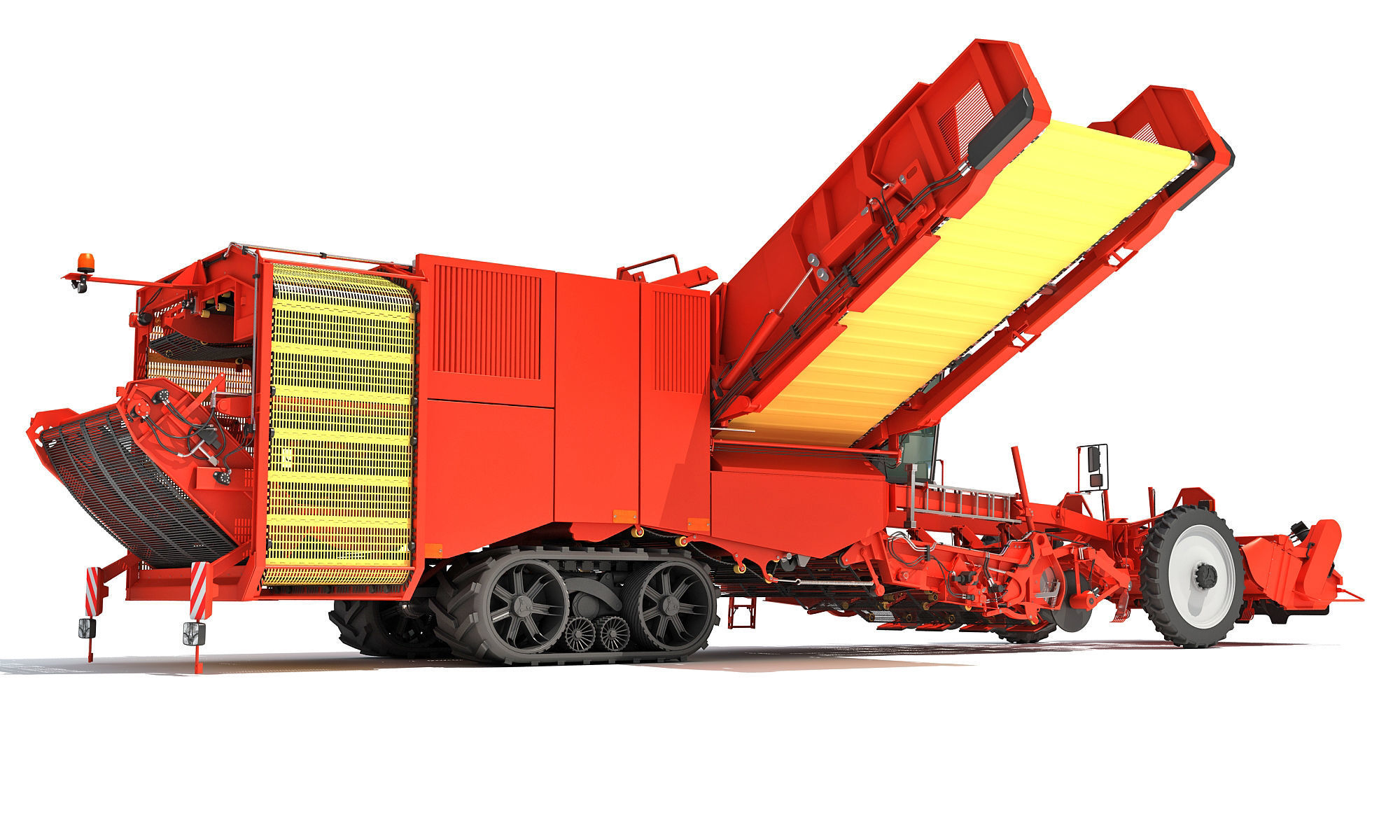 Potato Combine Harvester 3D model_5