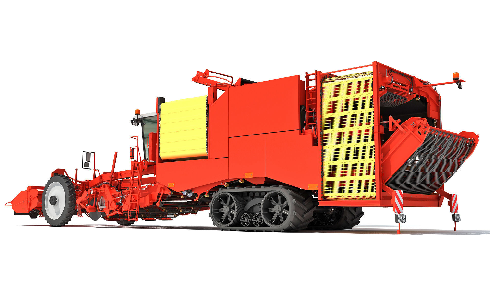 Potato Combine Harvester 3D model_6