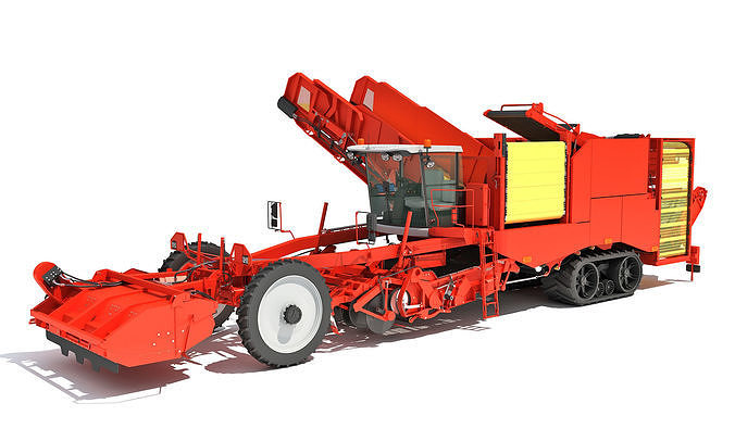 Potato Combine Harvester 3D model