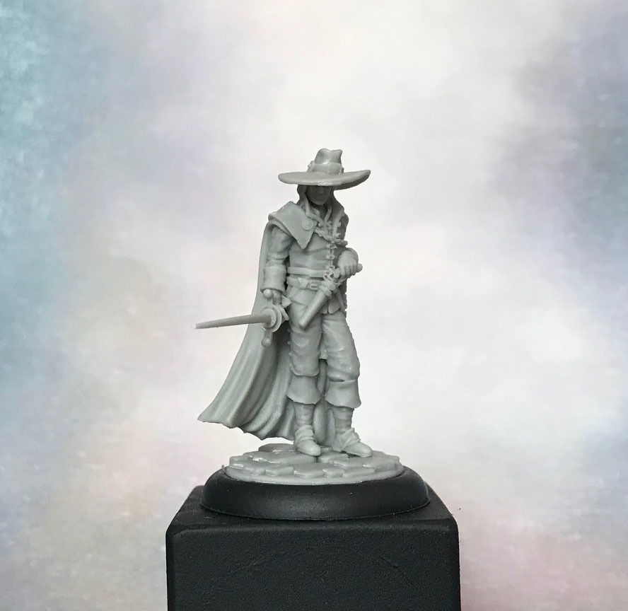 Musketeer - Athos - 35mm scale 3D print model_13