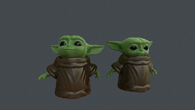 Baby Yoda 3D Print 3D print model