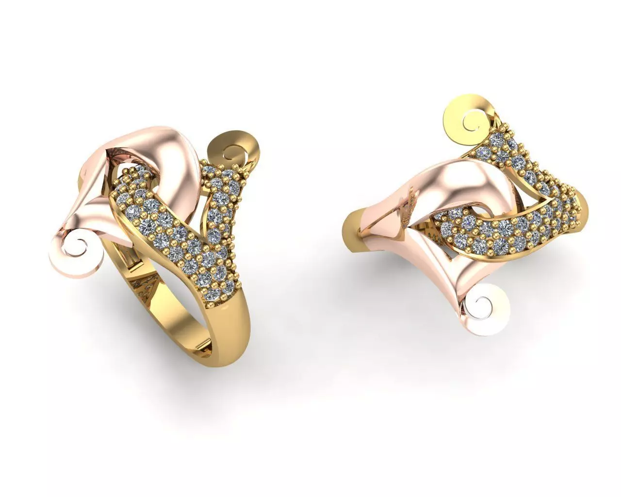 ring gold 3D model_0