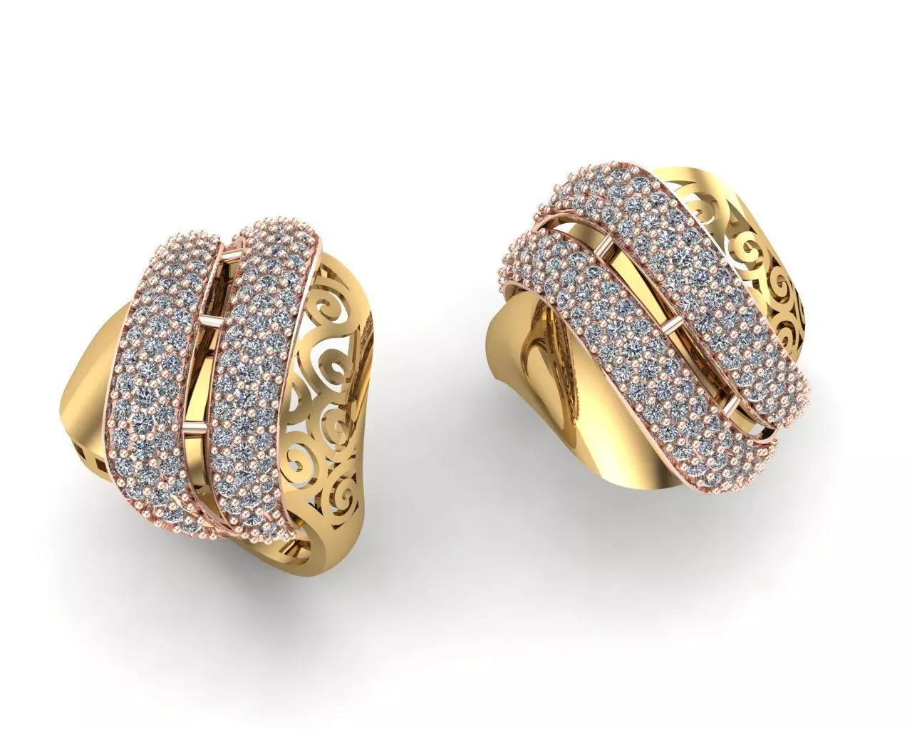 ring gold 3D model_0