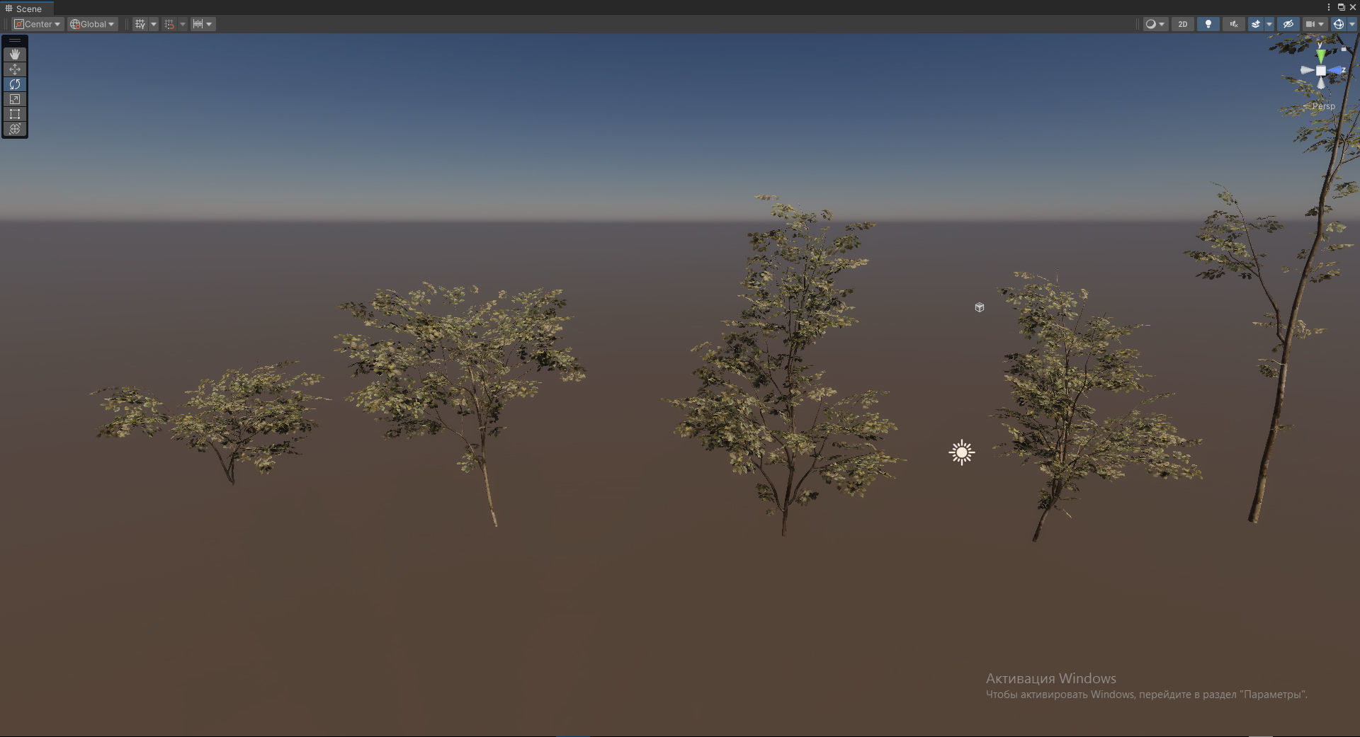  Forest Game Trees Low-poly 3D model_7