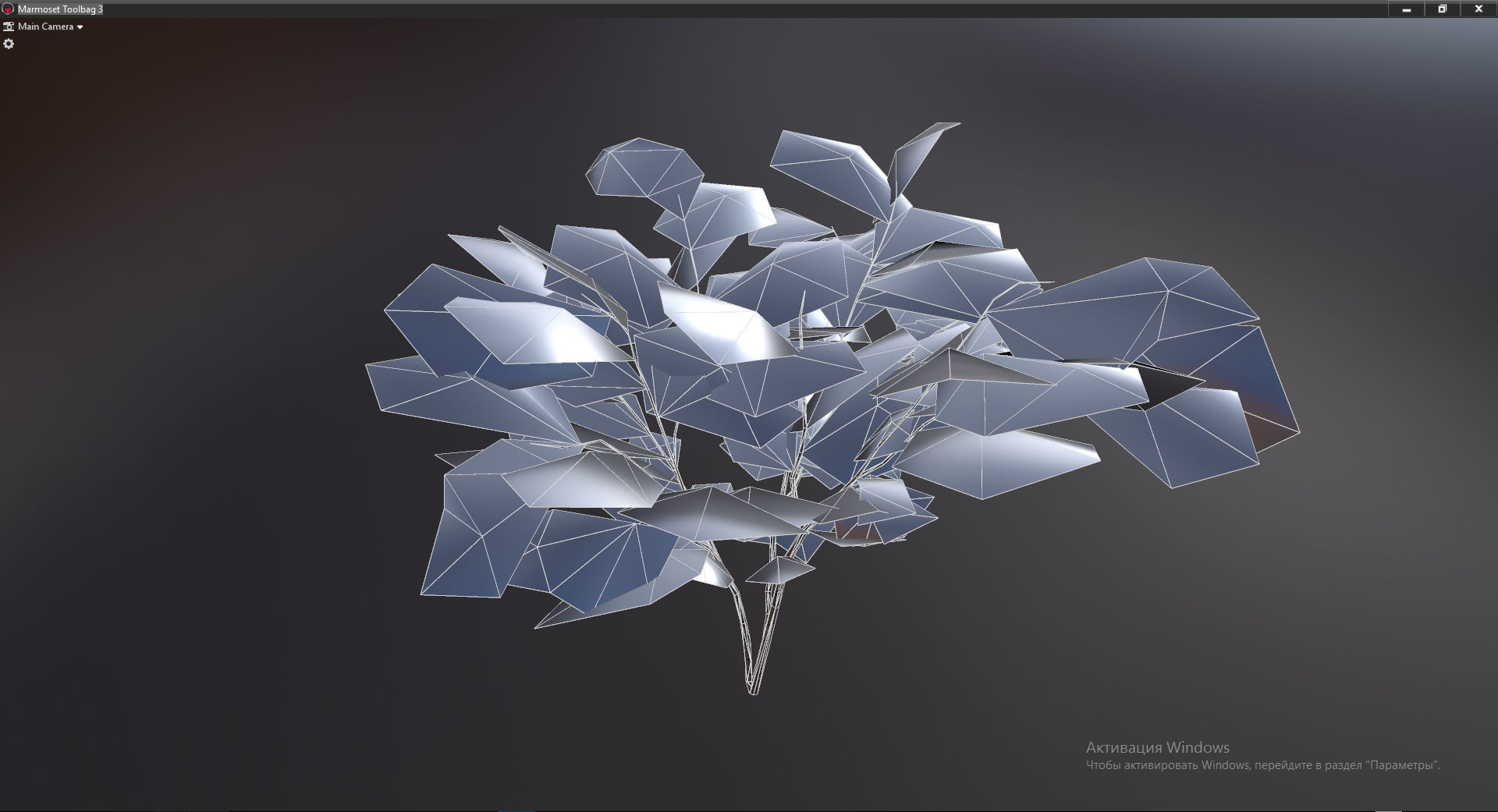  Forest Game Trees Low-poly 3D model_12