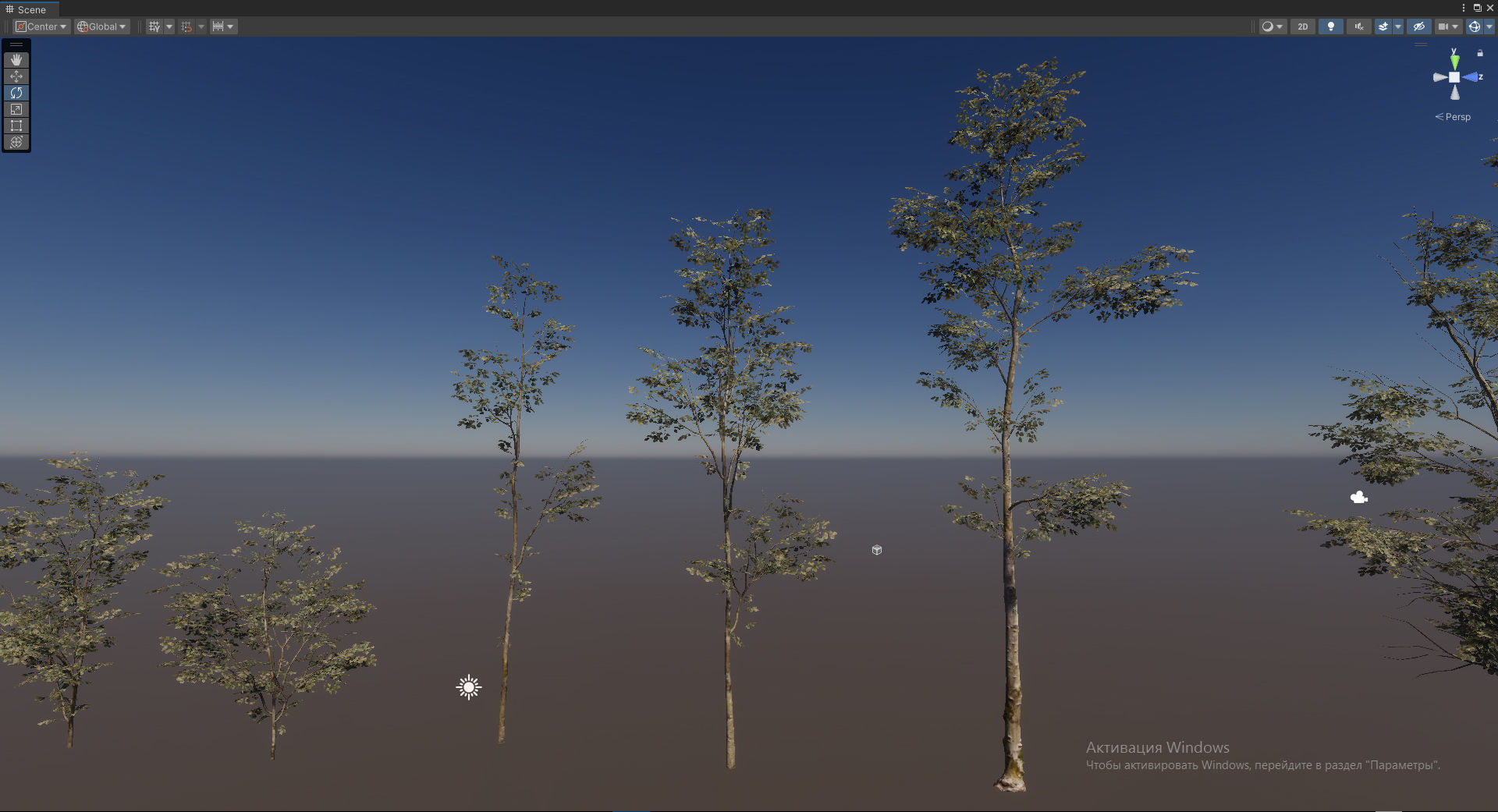  Forest Game Trees Low-poly 3D model_5