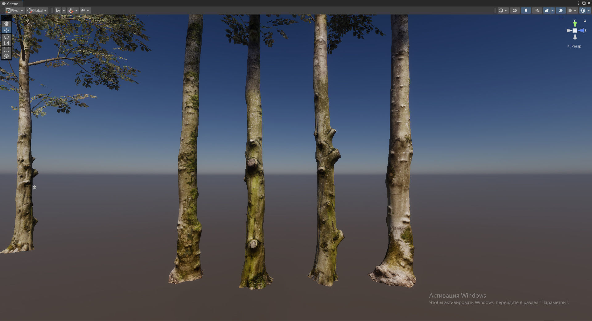  Forest Game Trees Low-poly 3D model_3