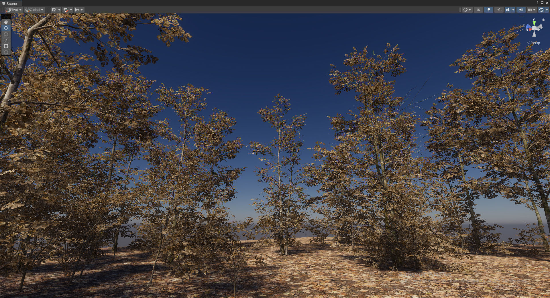  Forest Game Trees Low-poly 3D model_2