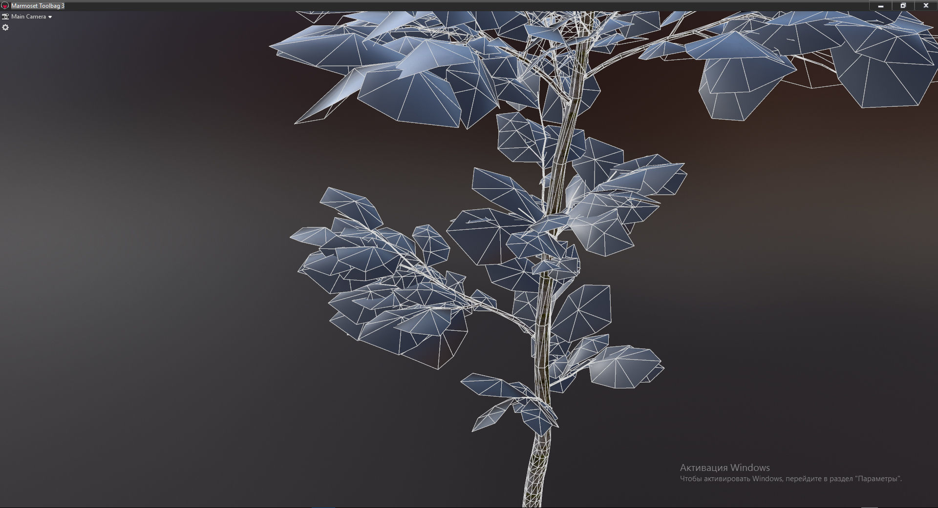  Forest Game Trees Low-poly 3D model_10