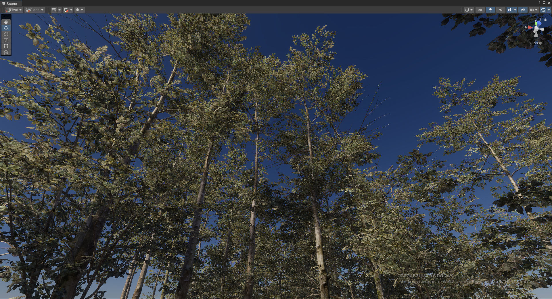  Forest Game Trees Low-poly 3D model_1