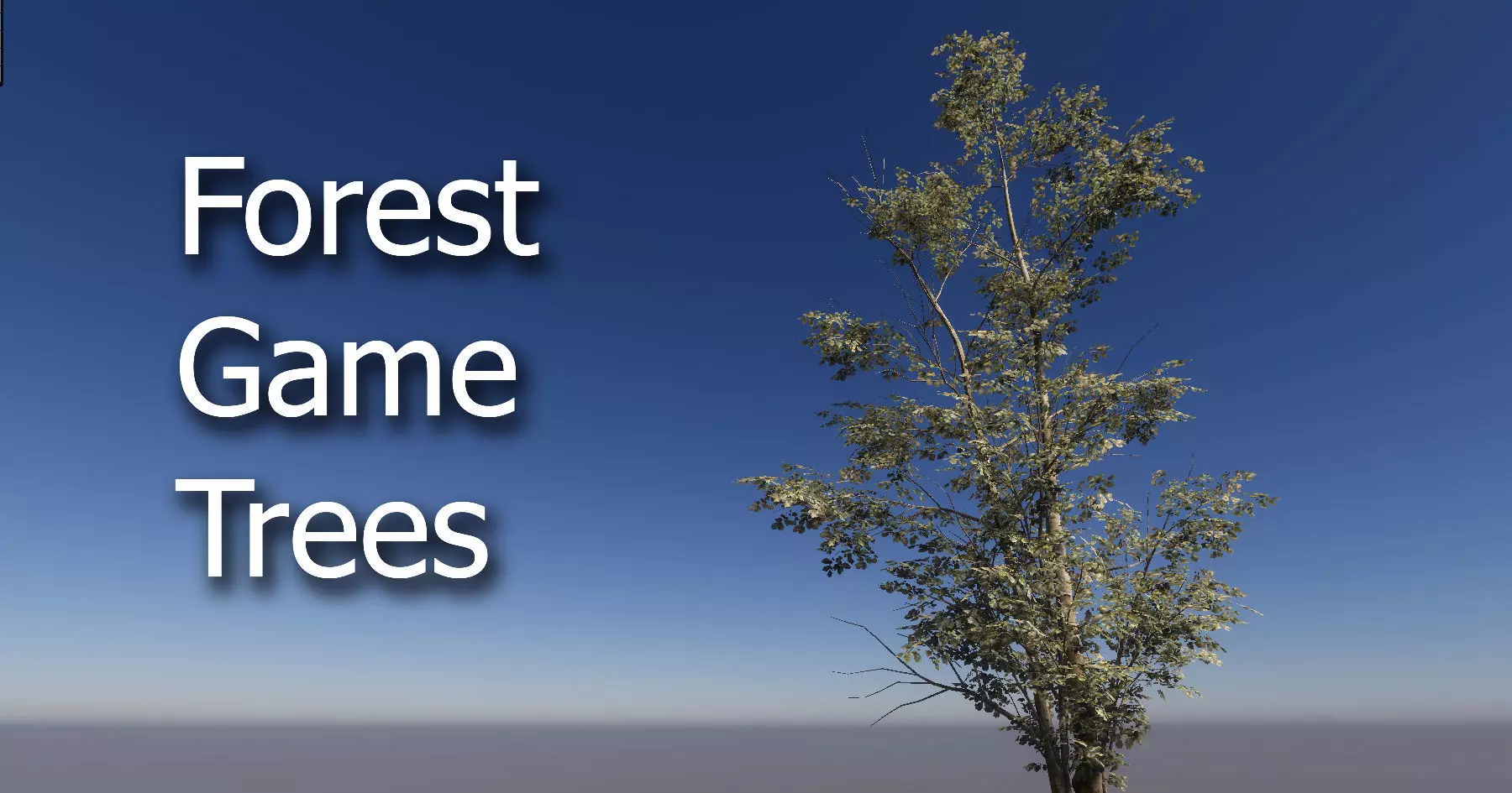  Forest Game Trees Low-poly 3D model_0