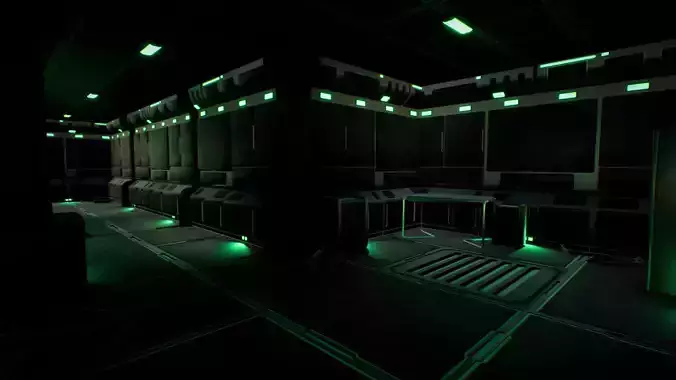 SciFi level kitbash - Unreal Engine