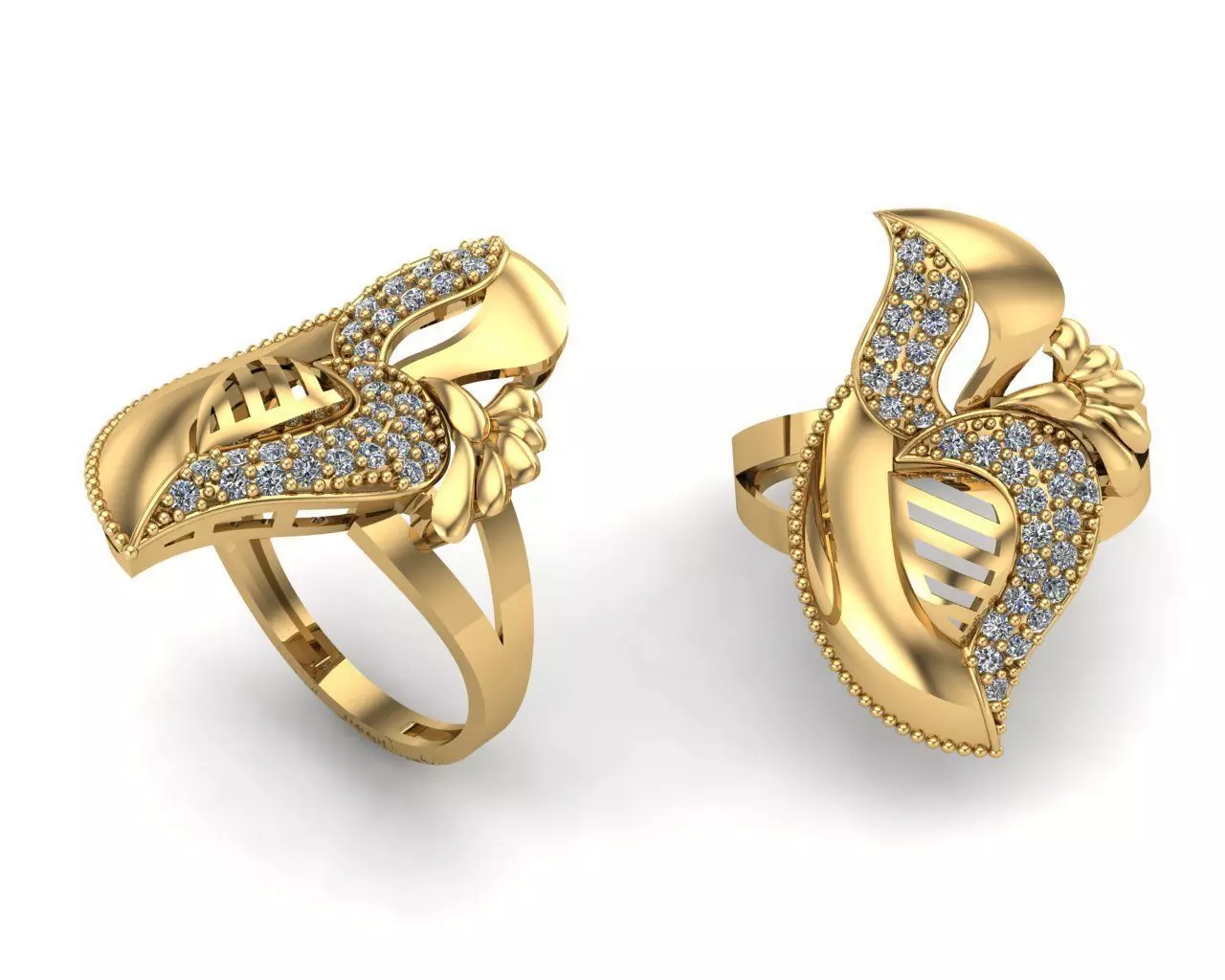ring gold 3D model_0
