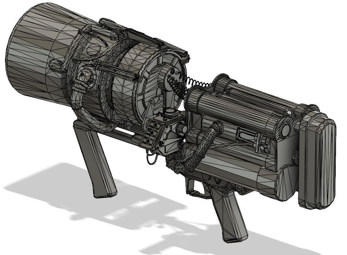 Thundergun Wonder Weapon Black Ops 3D Printable 3D print model_4