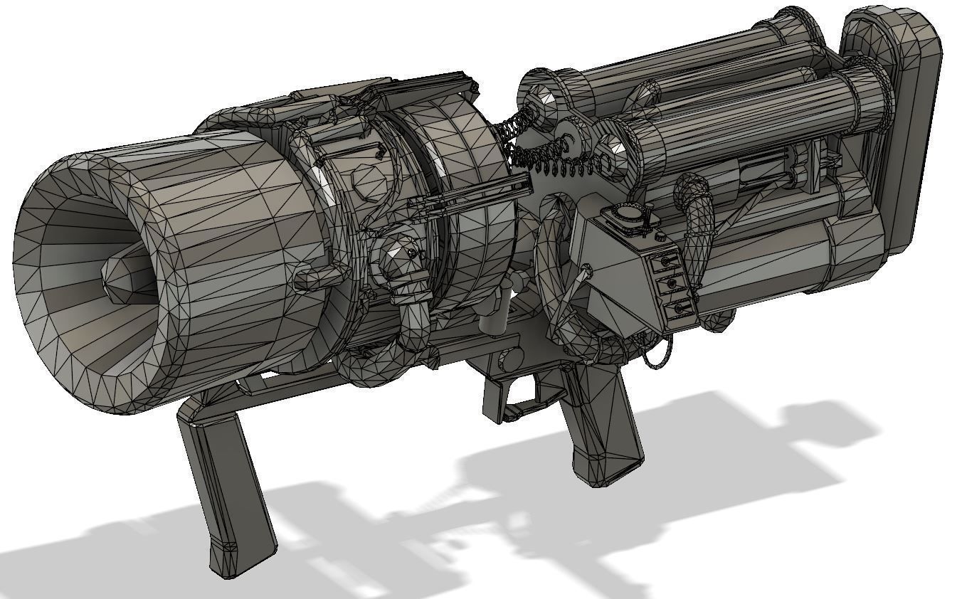 Thundergun Wonder Weapon Black Ops 3D Printable 3D print model_5