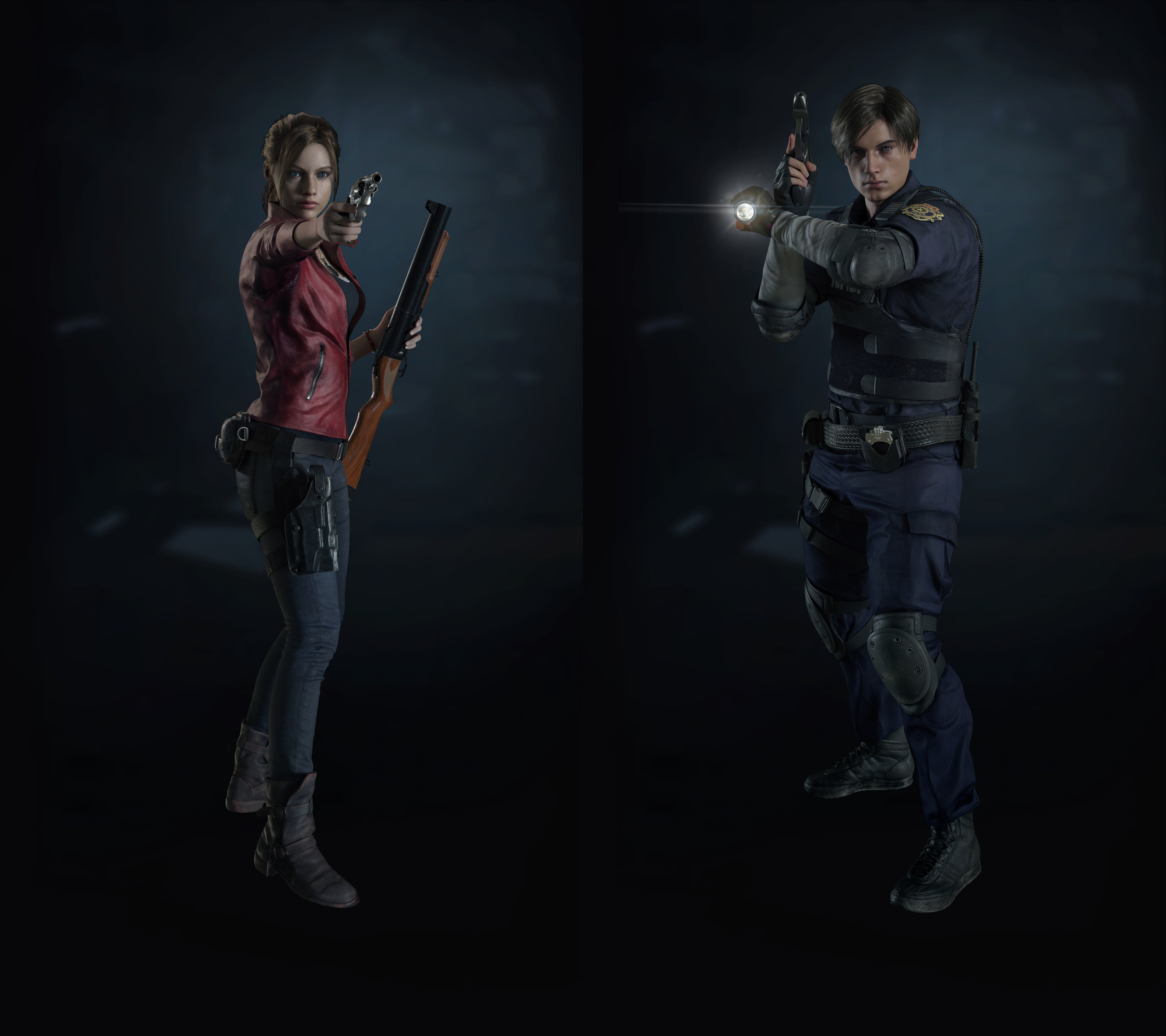 Claire Redfield Resident Evil 2 Remake Statue 3D print model_4