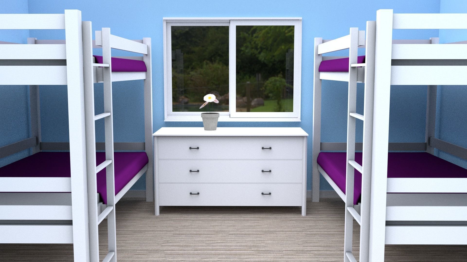 Contemporary Furniture Collection Low-poly 3D model_7