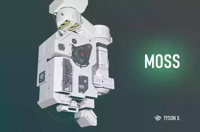 MOSS The robot from The Wandering Earth 2019 3D model