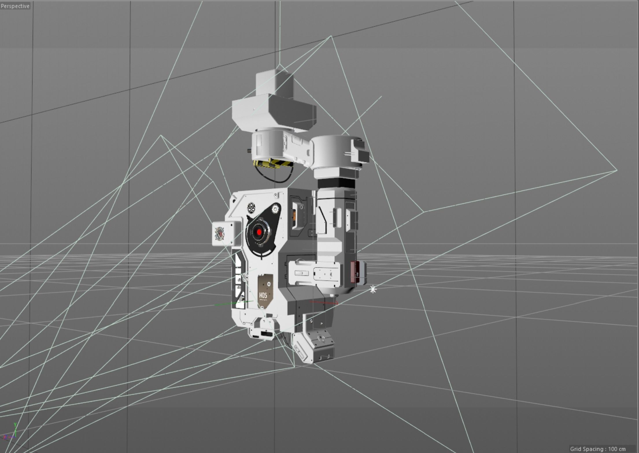 MOSS The robot from The Wandering Earth 2019 3D model_7