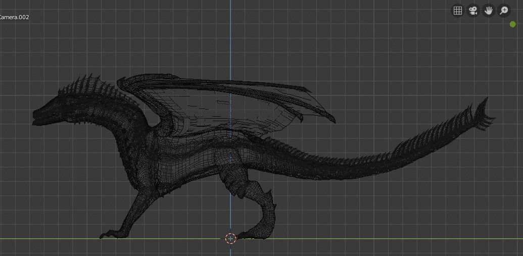 The Crimson Dragon 3D model_8