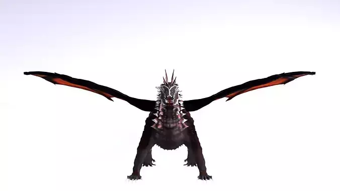 The Crimson Dragon 3D model