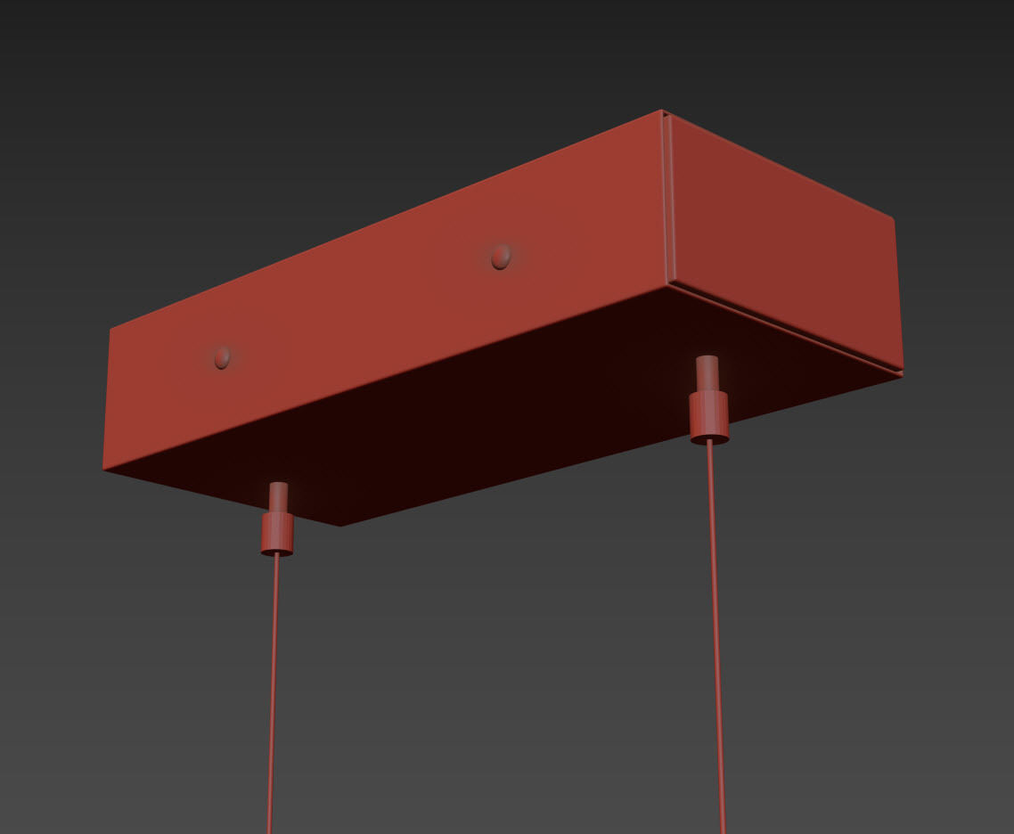 Tech Lighting Span Linear Suspension 3D model_6