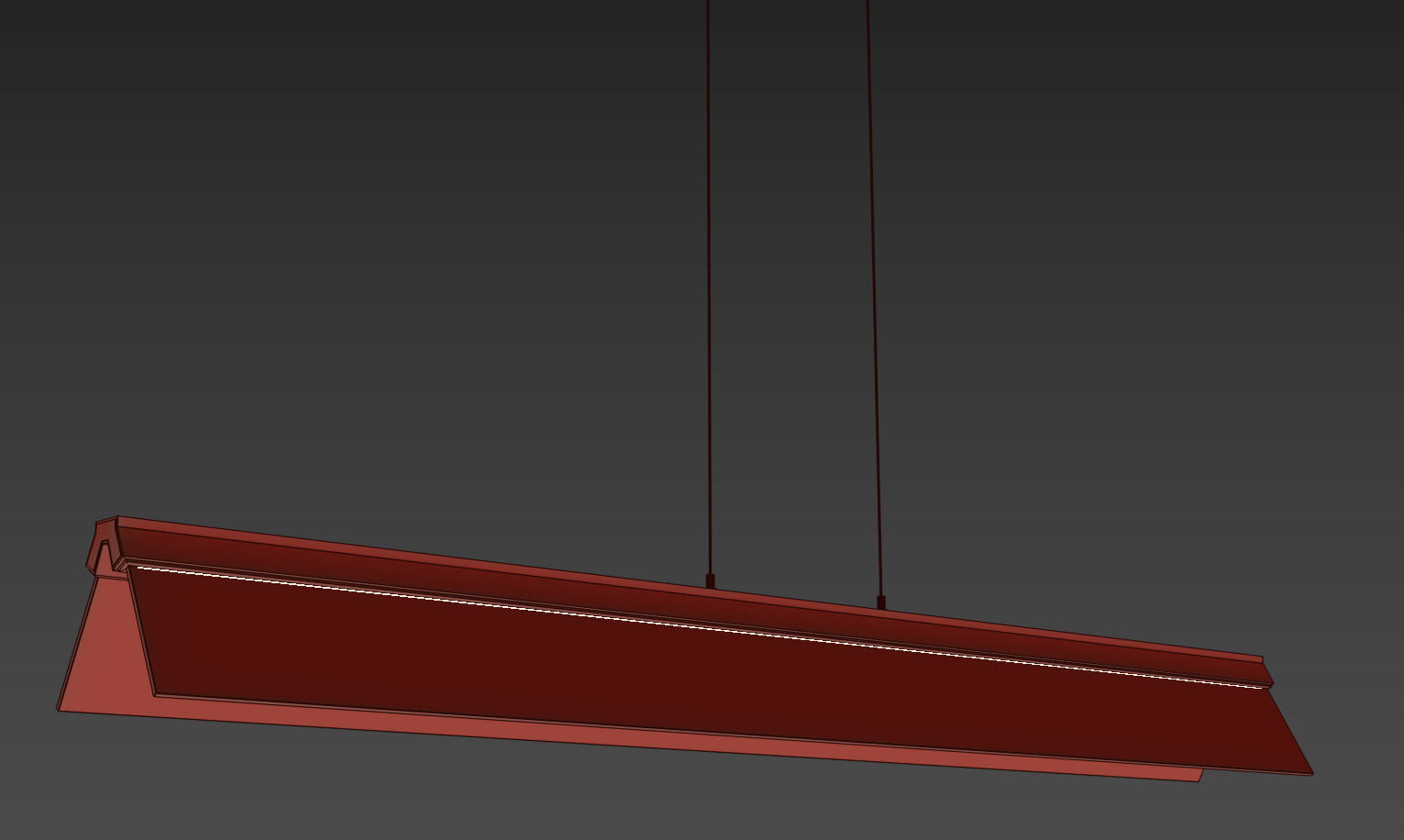 Tech Lighting Span Linear Suspension 3D model_2