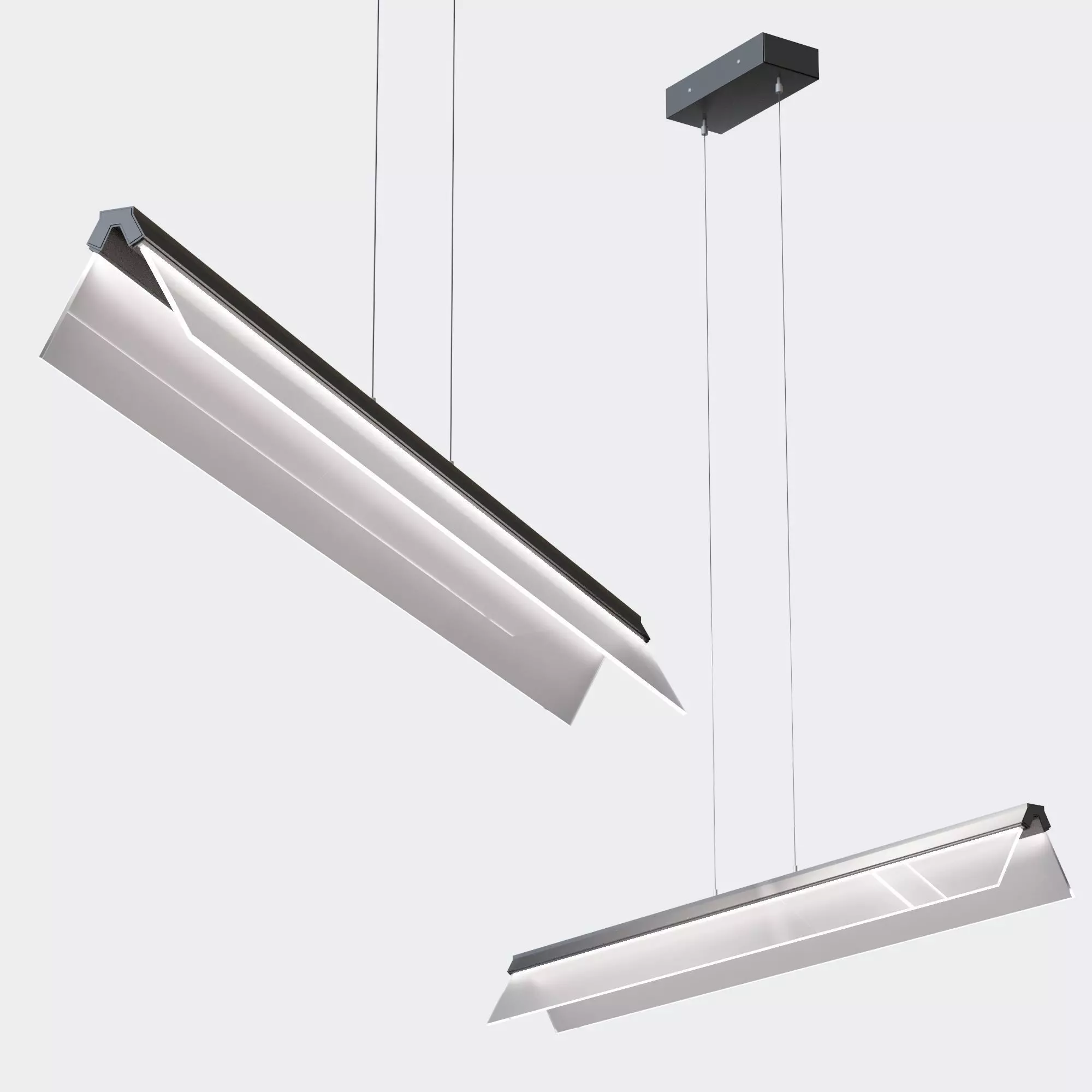 Tech Lighting Span Linear Suspension 3D model_0