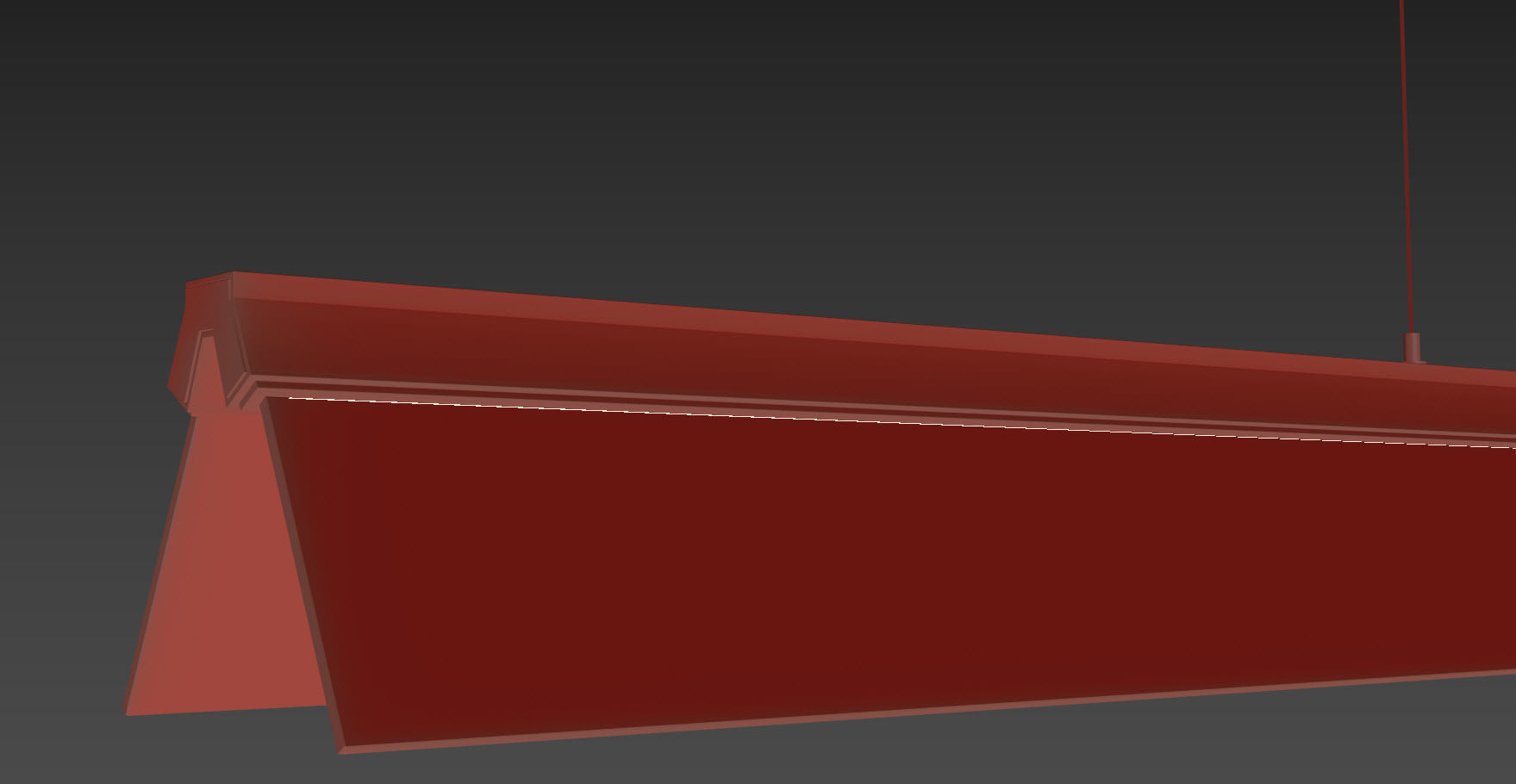 Tech Lighting Span Linear Suspension 3D model_4