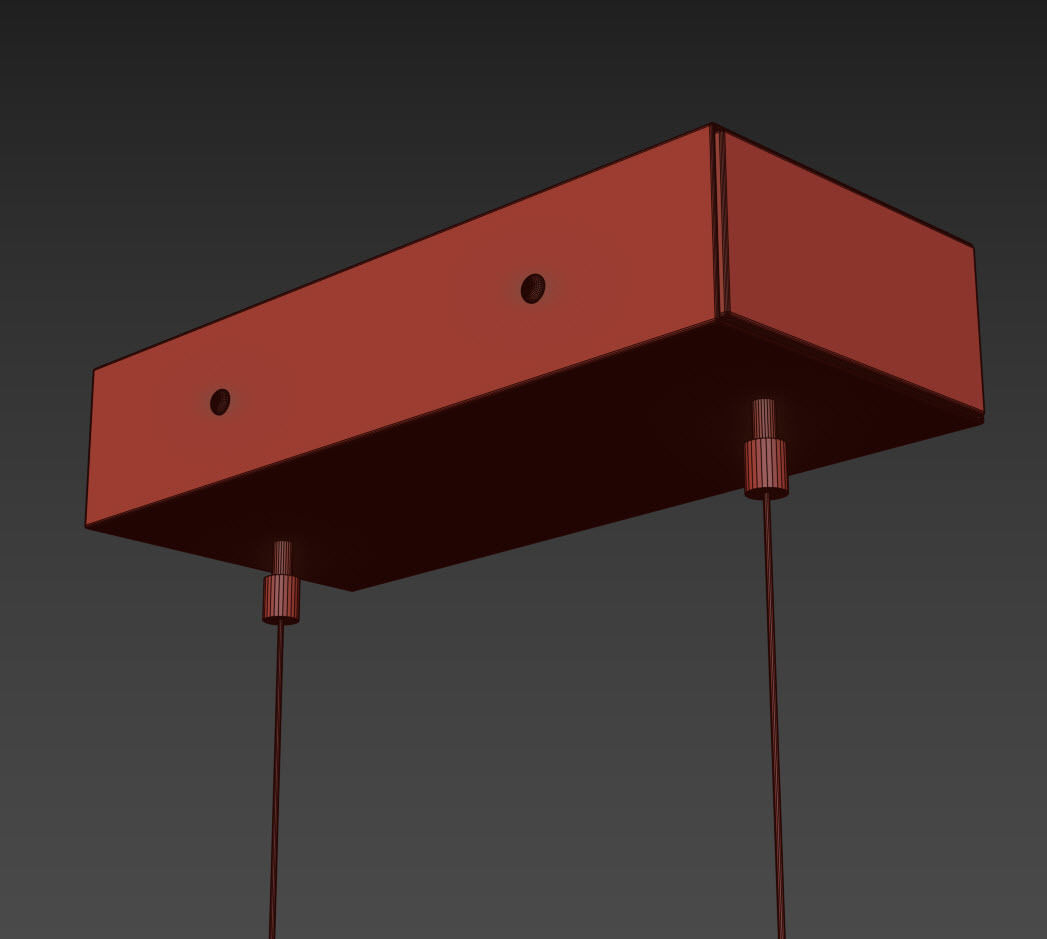 Tech Lighting Span Linear Suspension 3D model_7