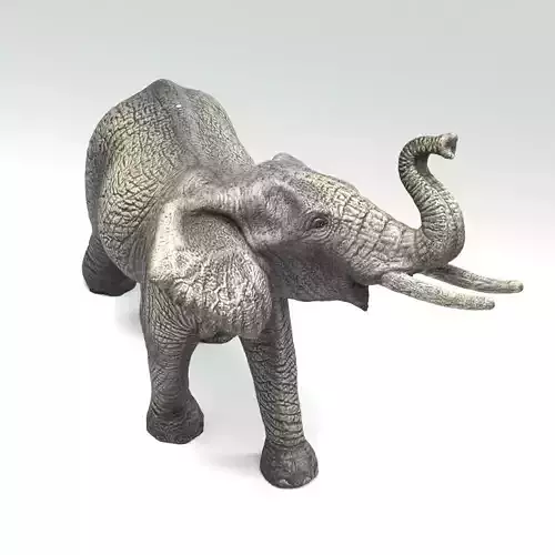3D Elephant Sculpture 